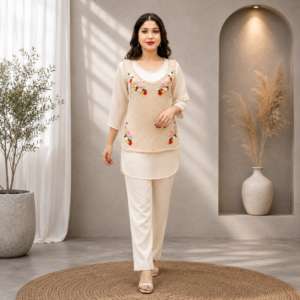 Silk & Jute Designer Co-Ord Set